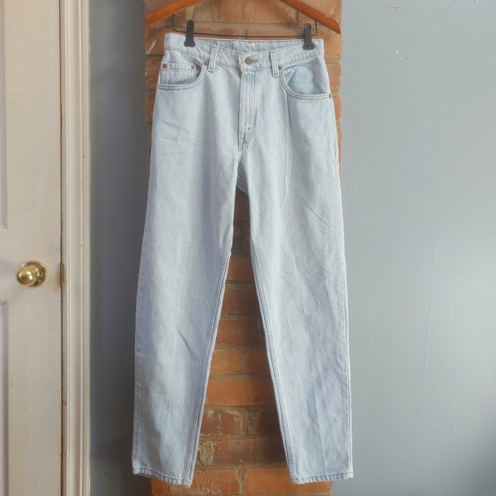 Vintage Levi's 550 Relaxed Tapered Jeans Women's Size 9 (28x30) Made In USA